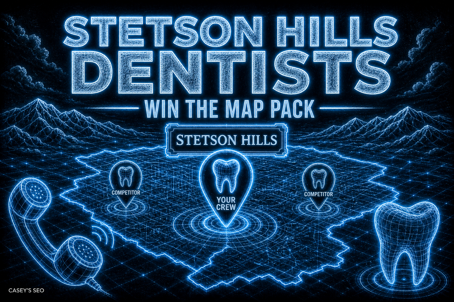 Stetson Hills dentist local SEO — map pack and emergency dentist search