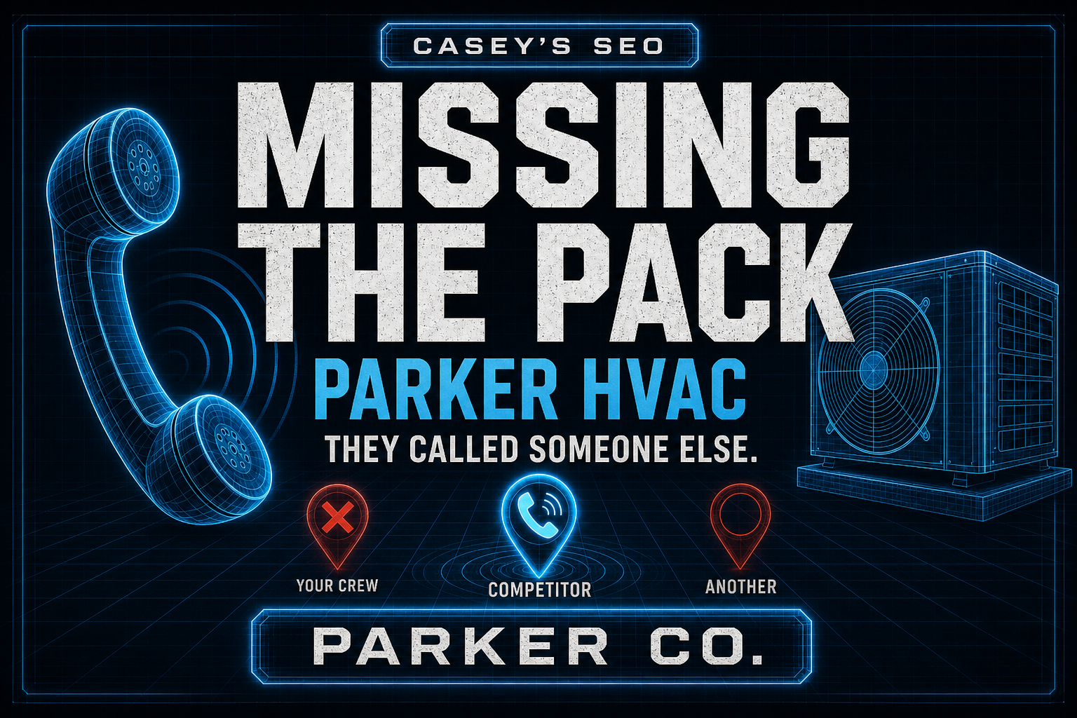 Parker HVAC local SEO — map pack and emergency furnace search
