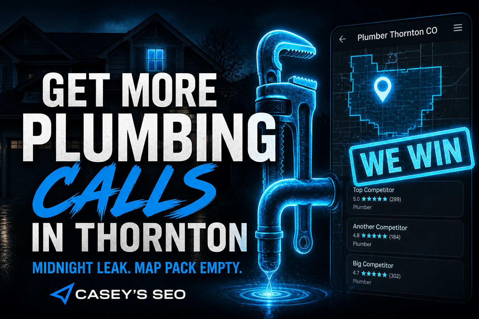Thornton plumber local SEO — map pack and emergency plumbing search