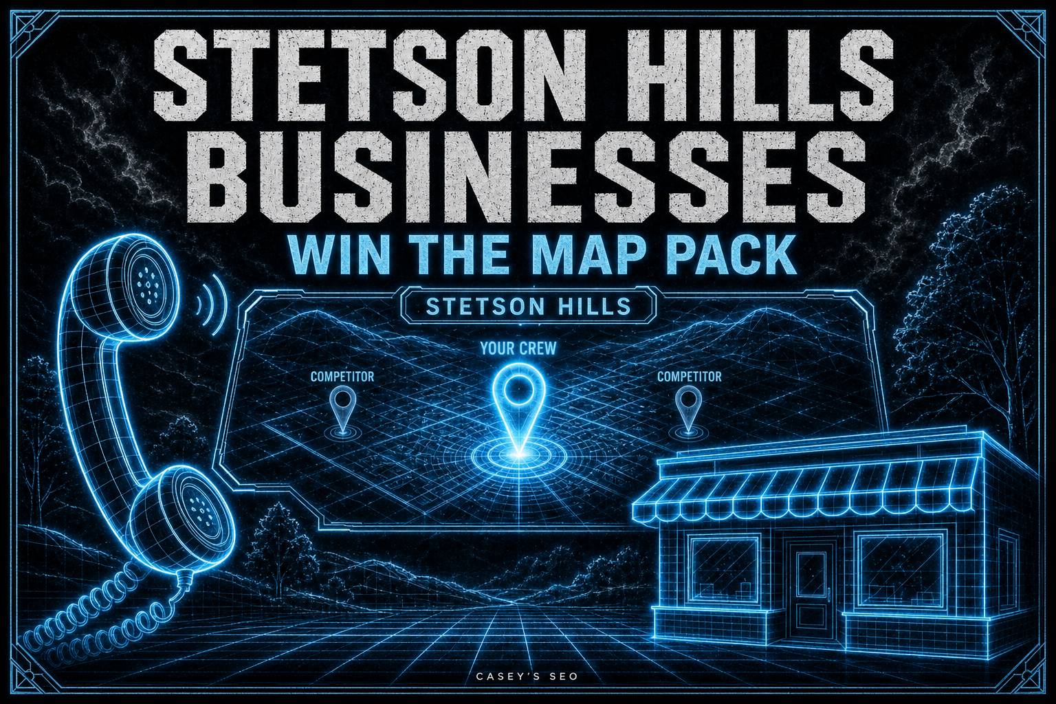 Stetson Hills local SEO — map pack and city search