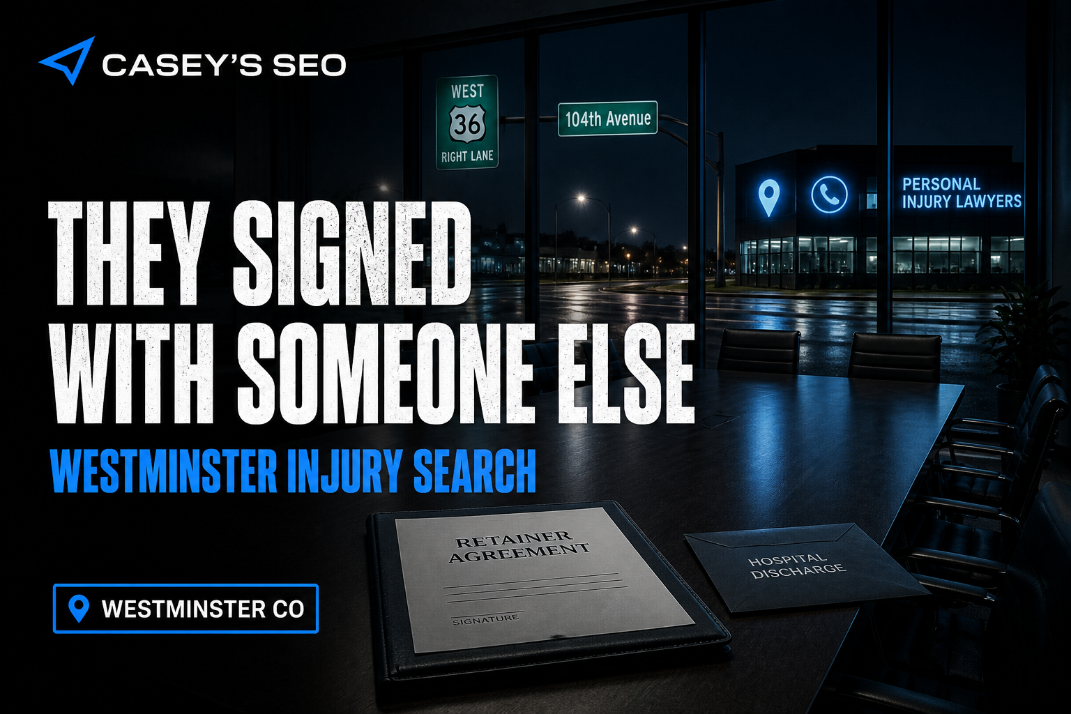 Westminster personal injury local SEO — map pack and car-accident search