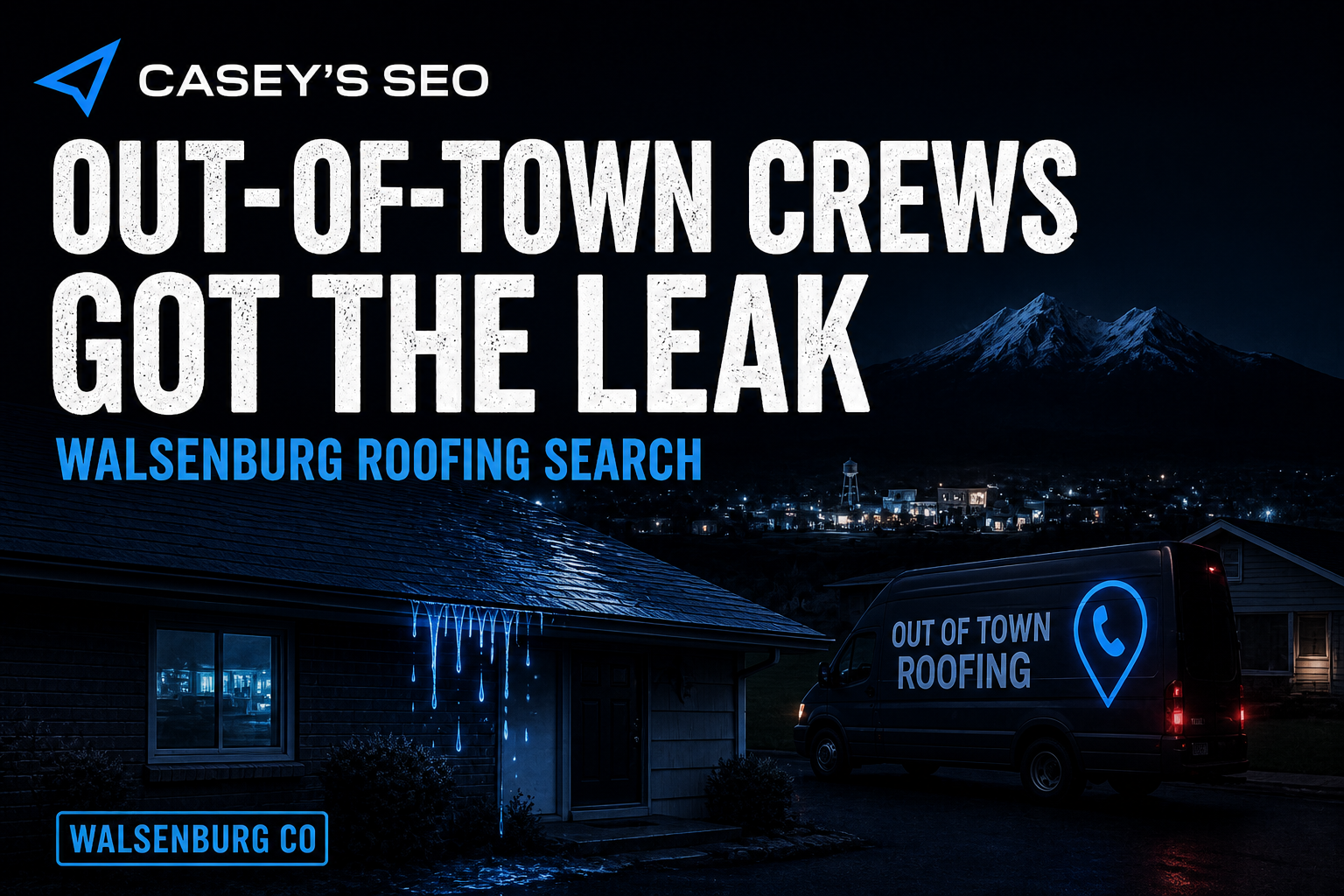 Walsenburg roofer local SEO — map pack and hail roof-repair search