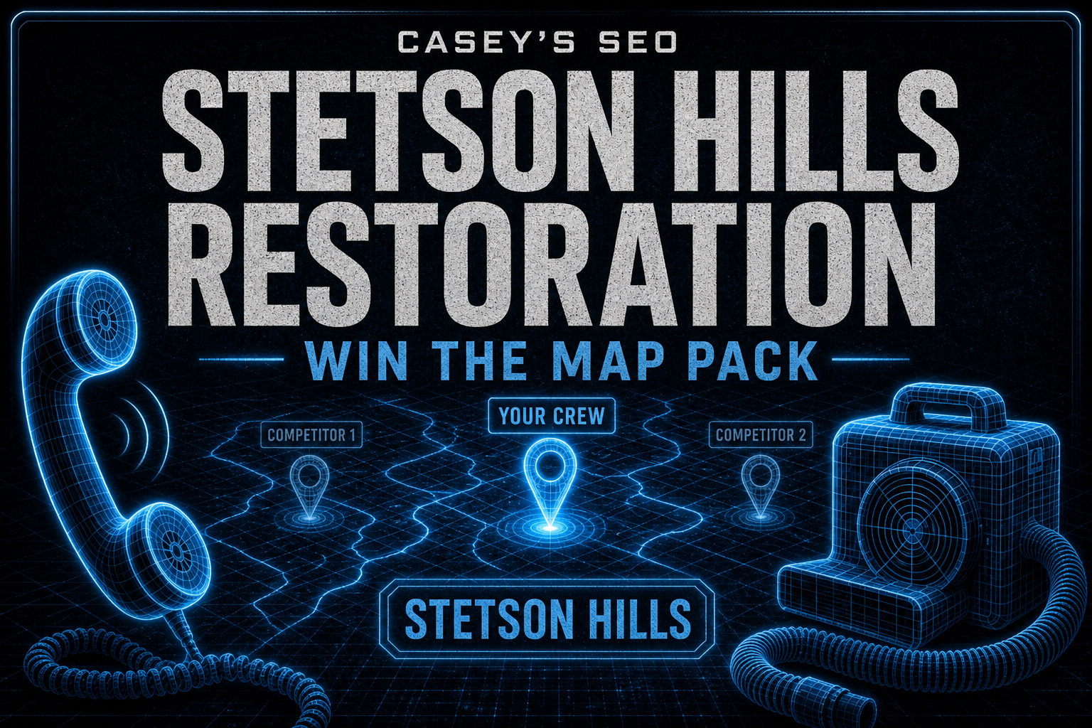 Stetson Hills restoration local SEO — map pack and water-damage search