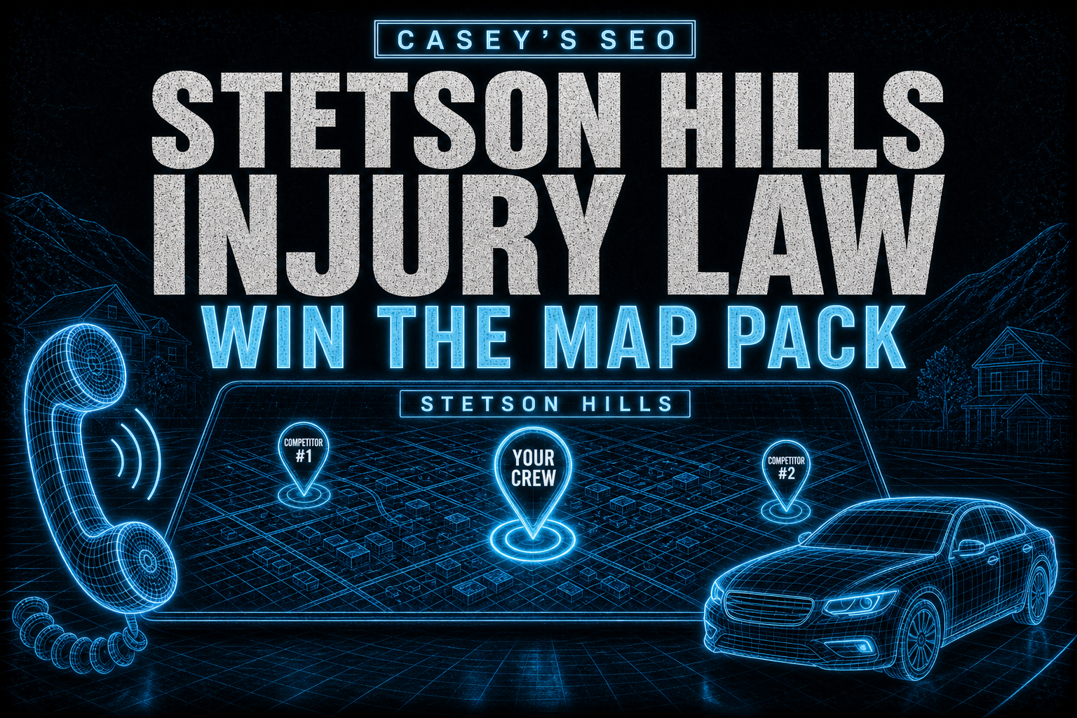 Stetson Hills personal injury local SEO — map pack and car-accident search