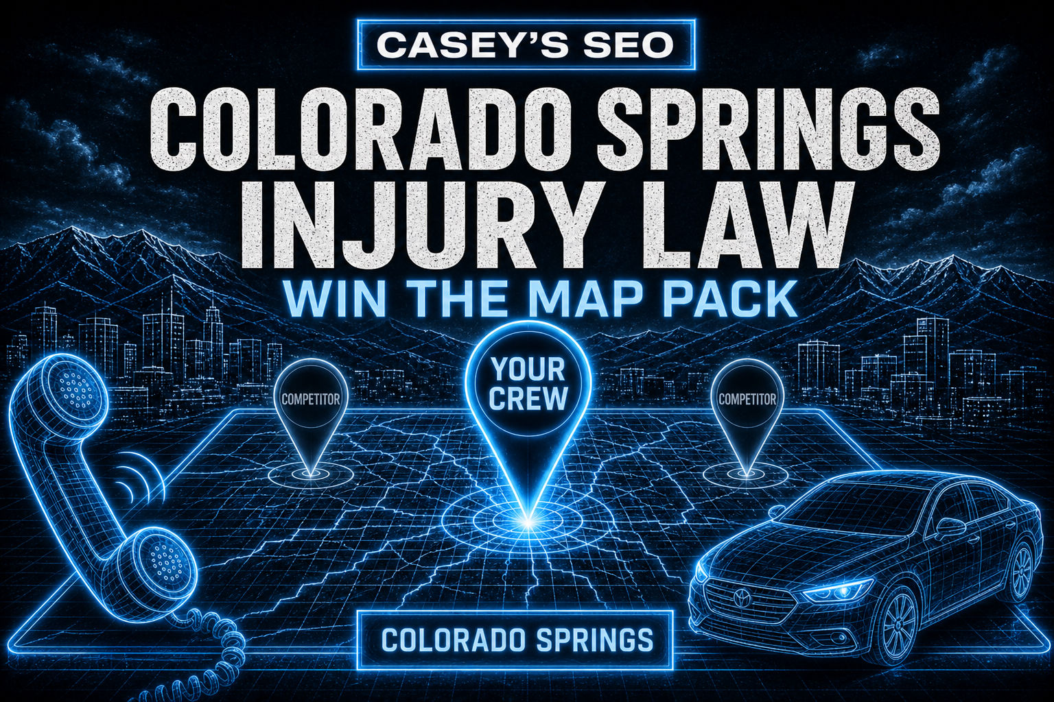 Colorado Springs personal injury local SEO — map pack and car-accident search