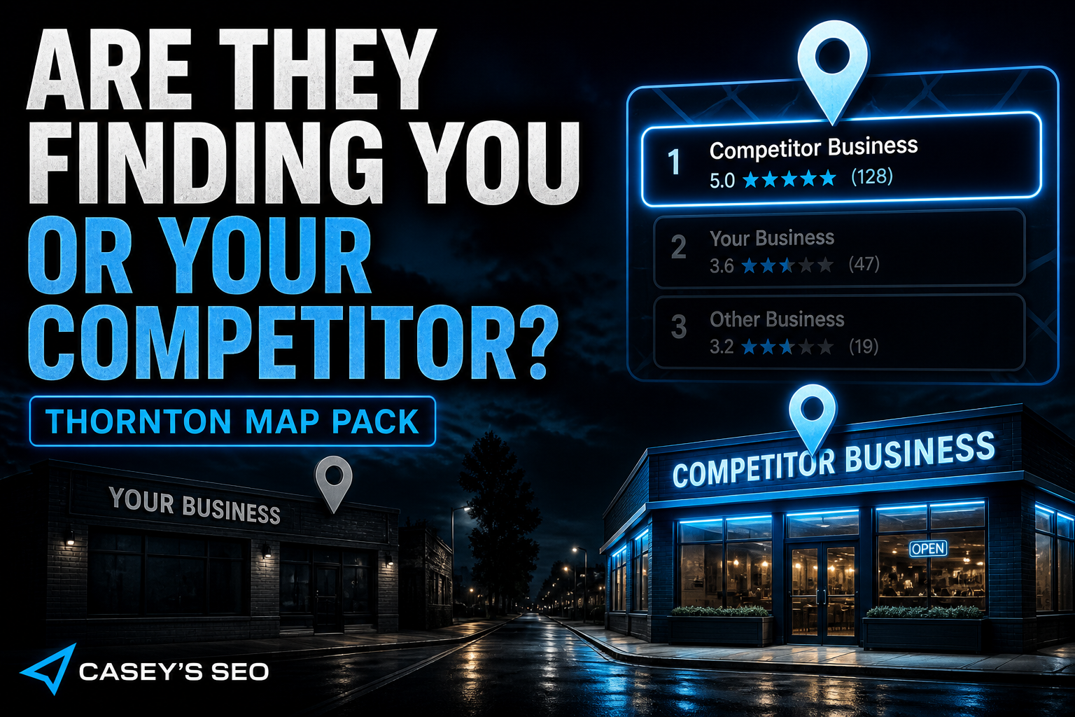 Thornton local SEO — map pack and city search