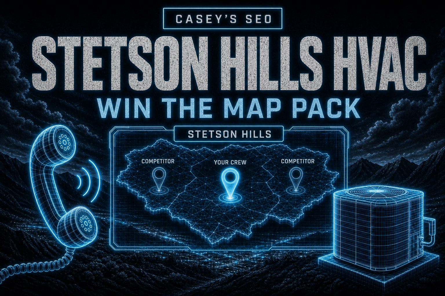 Stetson Hills HVAC local SEO — map pack and emergency furnace search