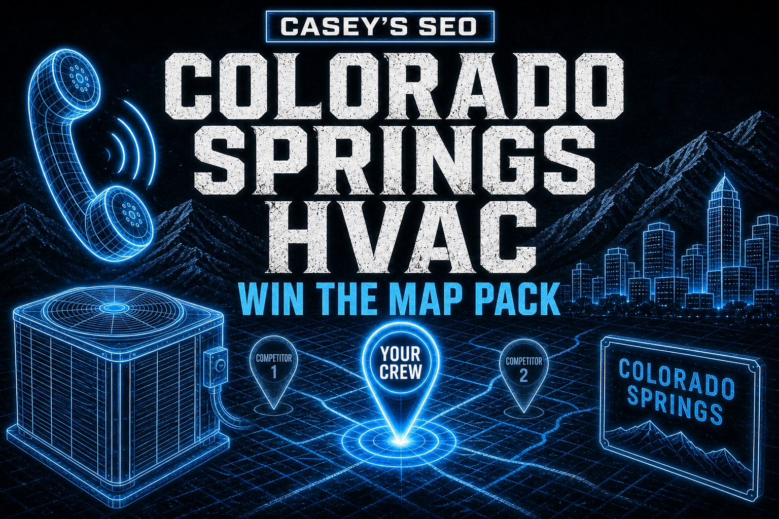 Colorado Springs HVAC local SEO — map pack and emergency furnace search